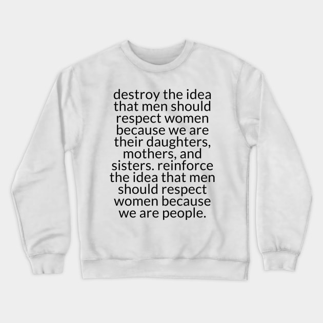 WE ARE PEOPLE Crewneck Sweatshirt by TheMidnightBruja